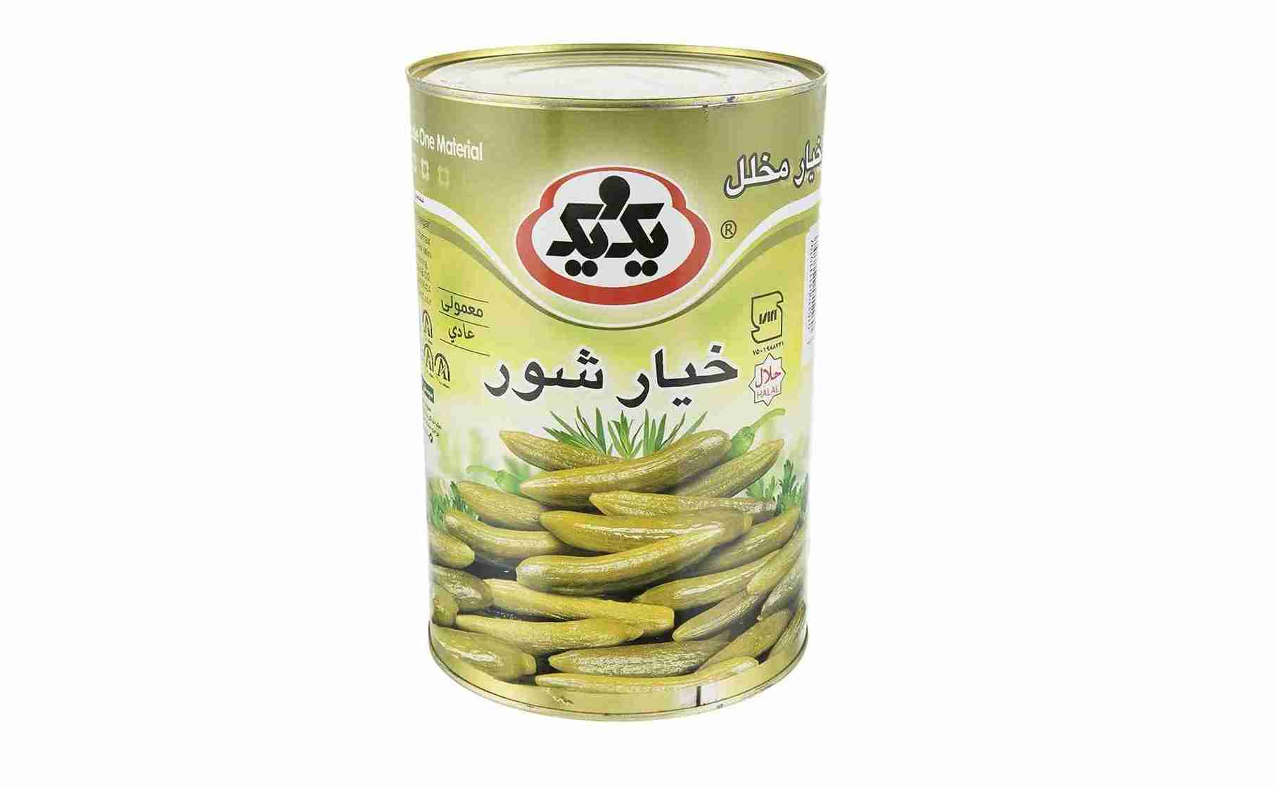 خرید خیارشور 4 کیلویی یک و یک + قیمت فروش استثنایی